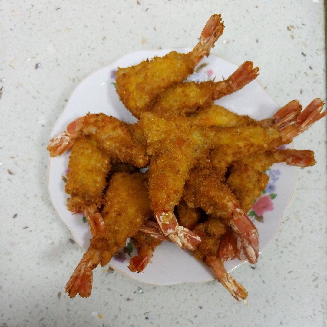 面包糠炸虾