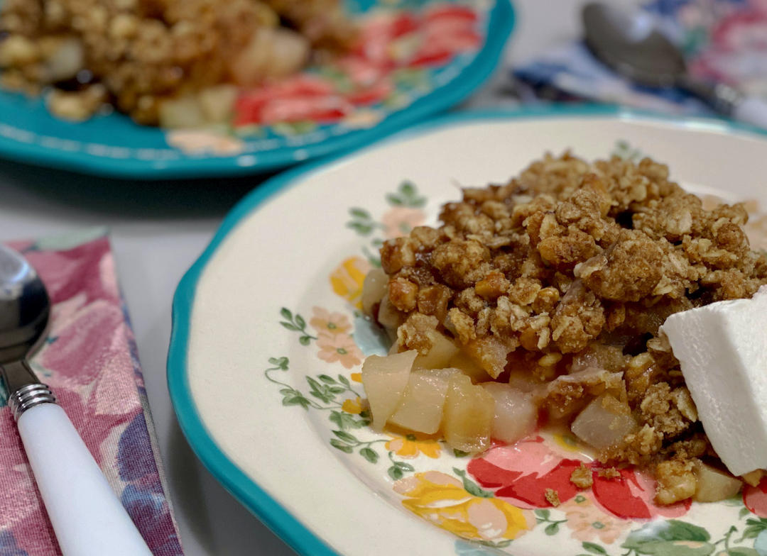 Cranberry Pear&Apple Crumble 蔓越莓梨苹果酥