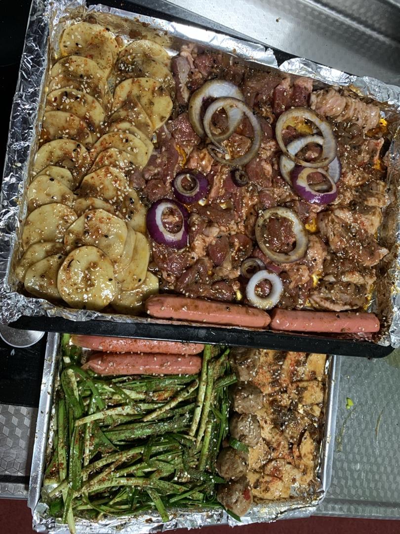 家庭自制烧烤❗️比烧烤摊好吃百倍😋秘制酱料