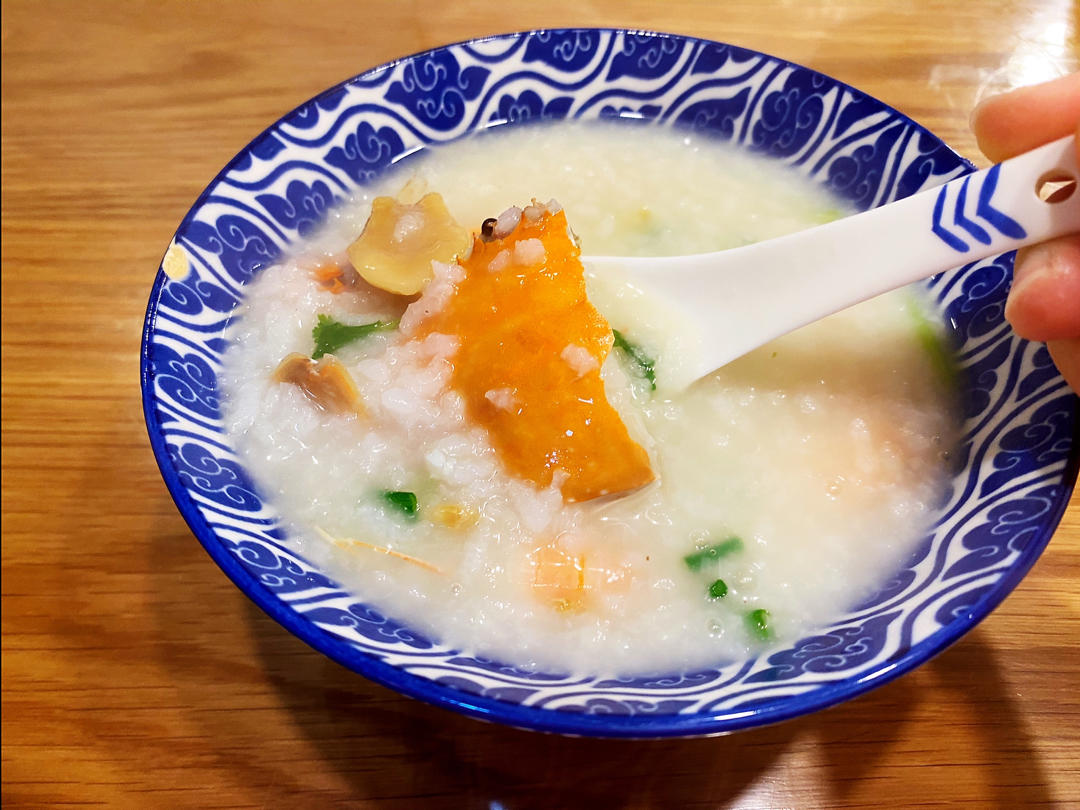 梭子蟹砂锅粥