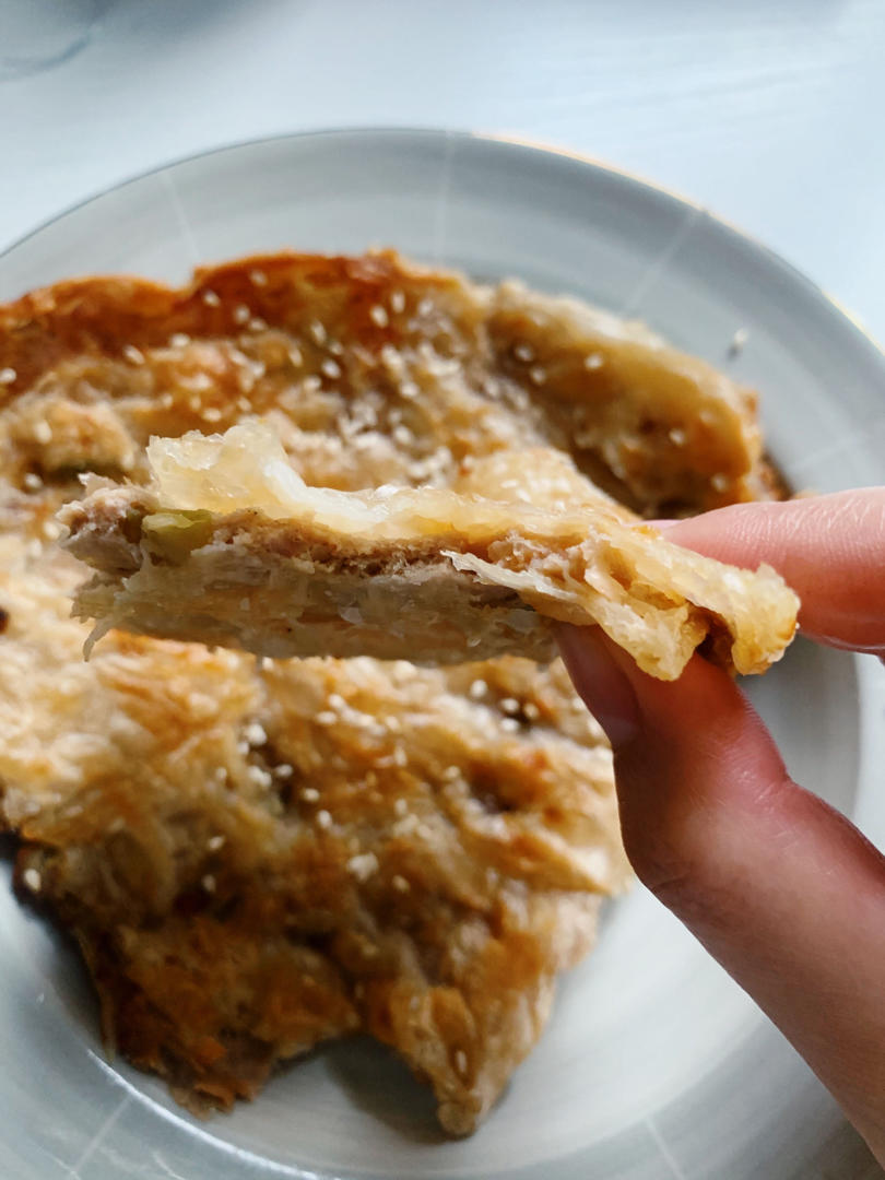空气炸锅做手抓饼版的锅盔