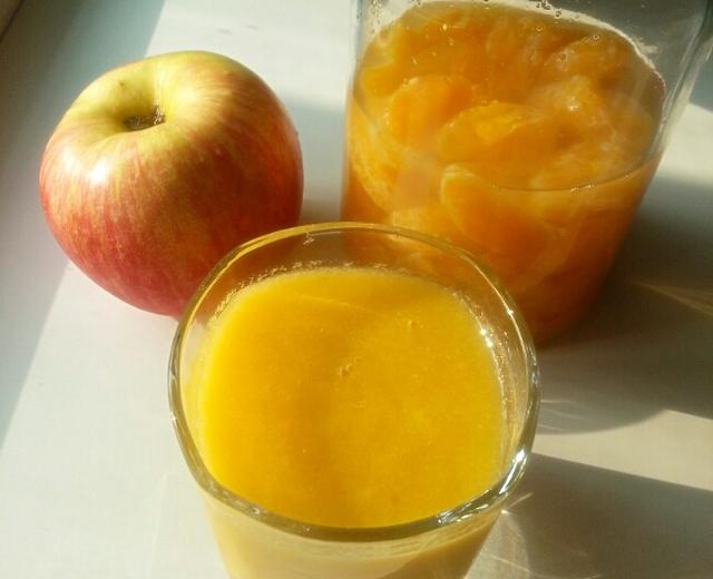 鲜榨果汁（苹果+橘汁）的做法