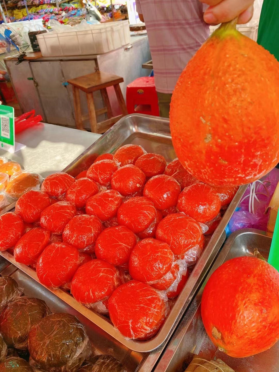 木鳖果做的糯米籺