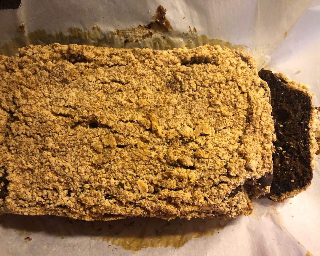 摩卡花生酥全麦快手面包丨健康·烘焙