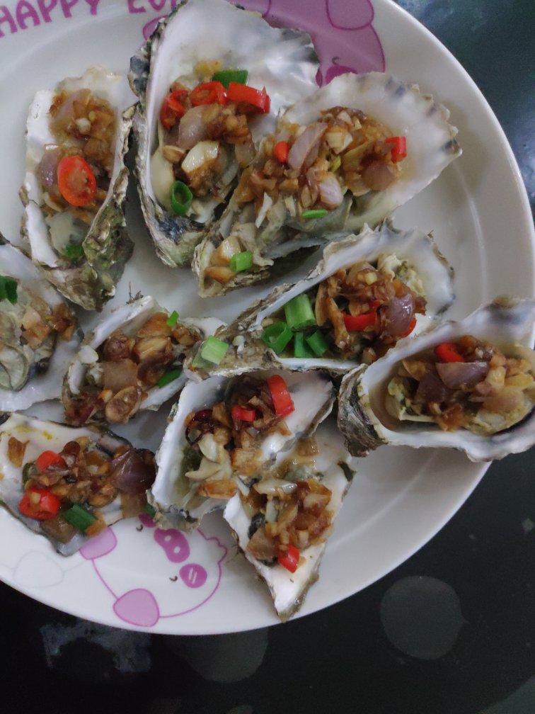 超简单～蒸蒜蓉生蚝