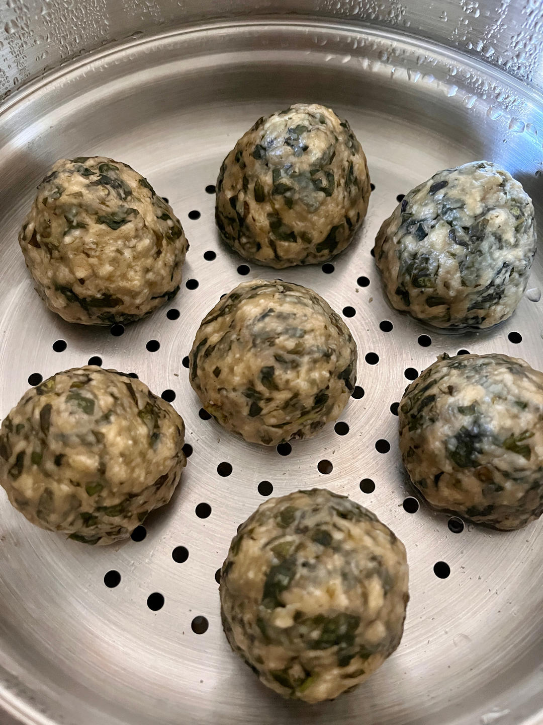 自制红薯叶窝窝头
