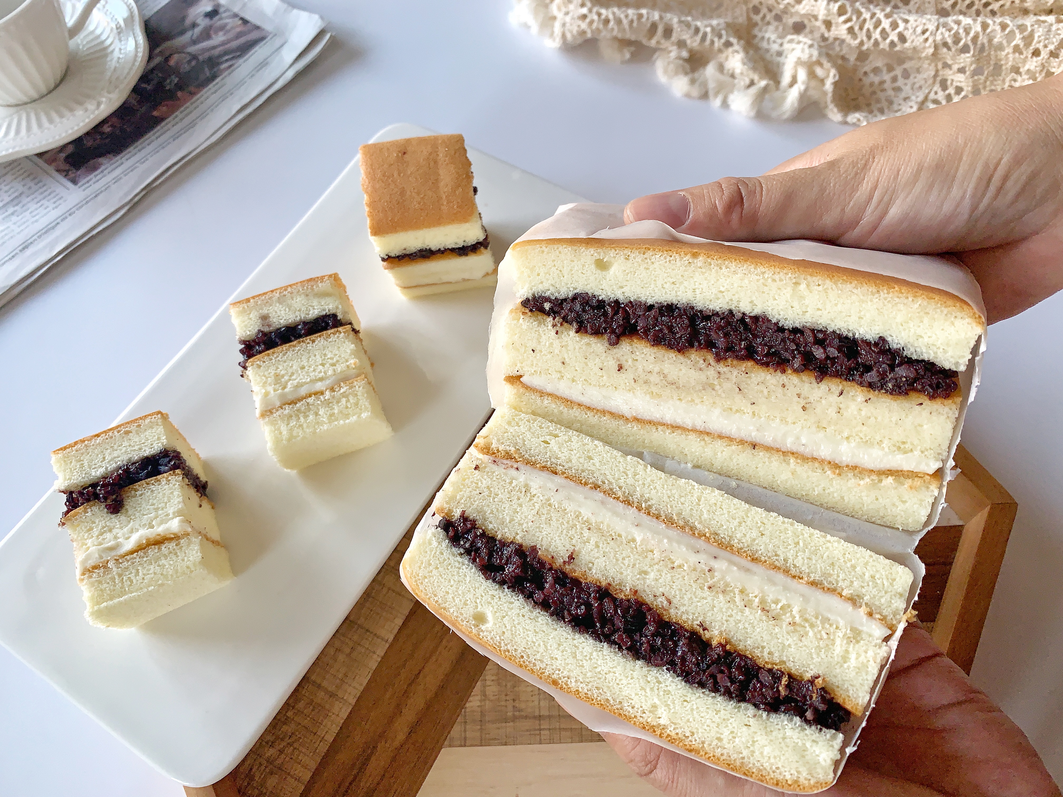 吃一口就爱上的紫米奶酪蛋糕，香甜软糯，松软可口的做法