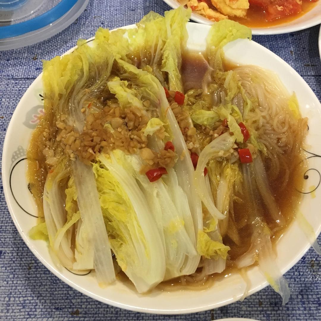 蒜蓉粉丝蒸娃娃菜