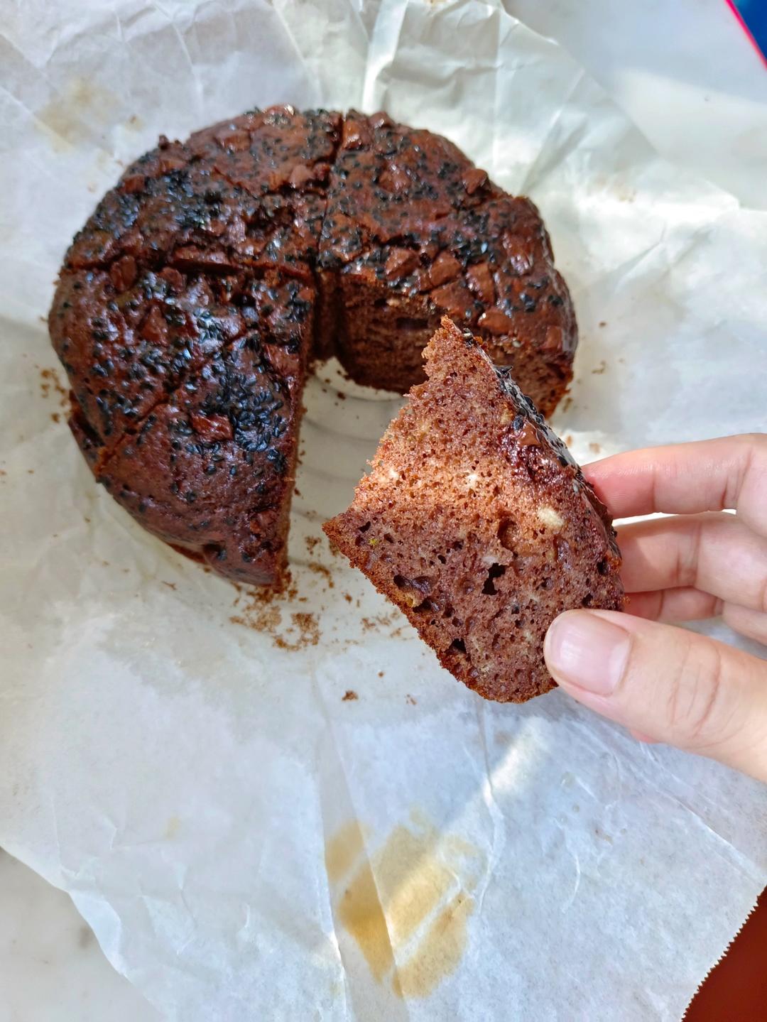 可能是最好吃的香蕉巧克力蛋糕