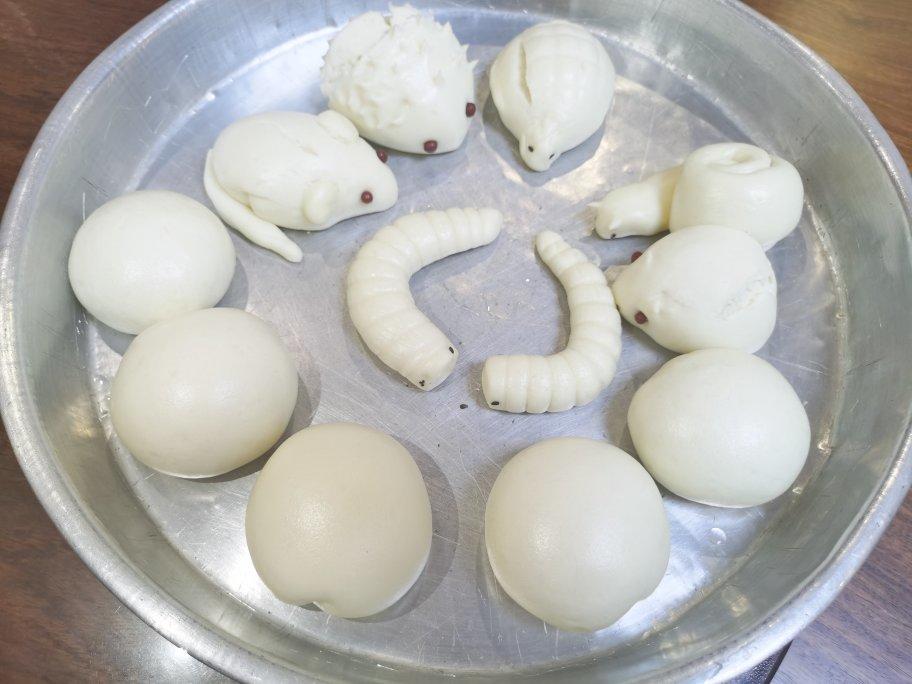 光滑细腻的包子