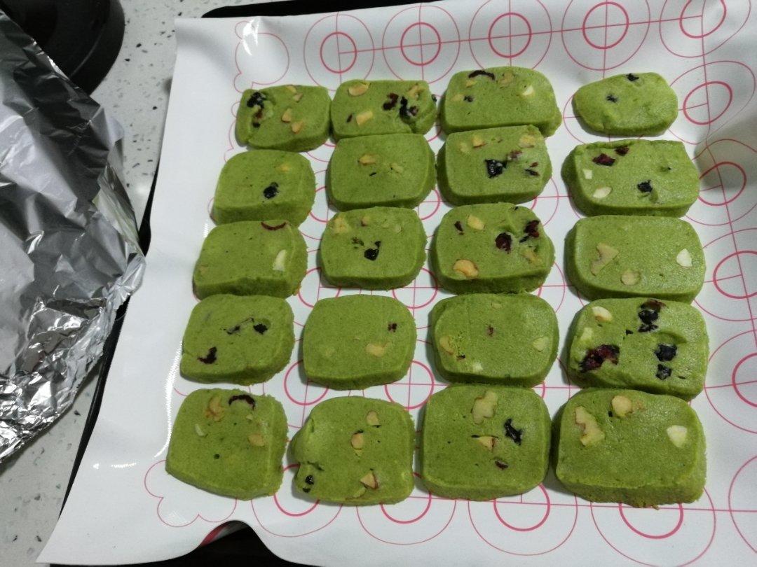 抹茶杏仁曲奇饼干