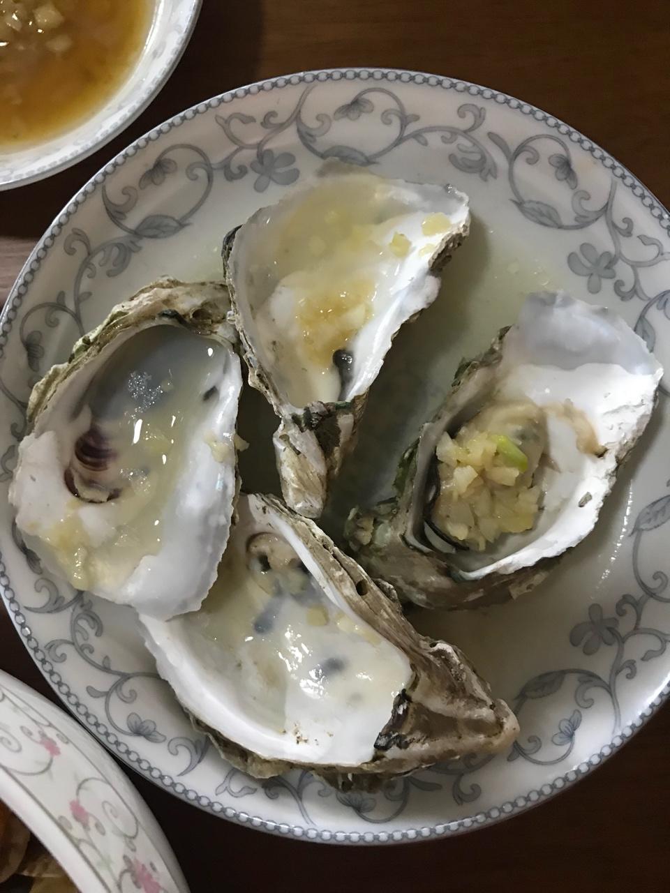 蒜茸蒸生蚝