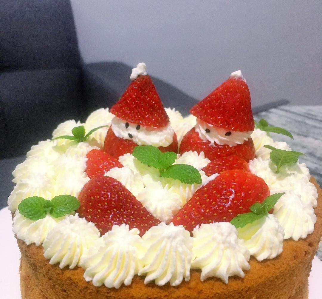 圣诞呆萌裸蛋糕