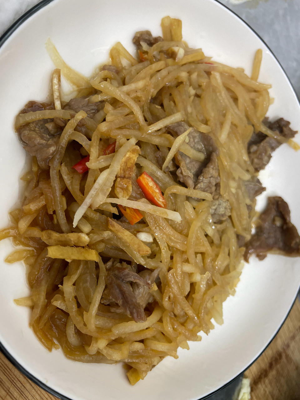 萝卜炒牛肉（超下饭感动哭系列）