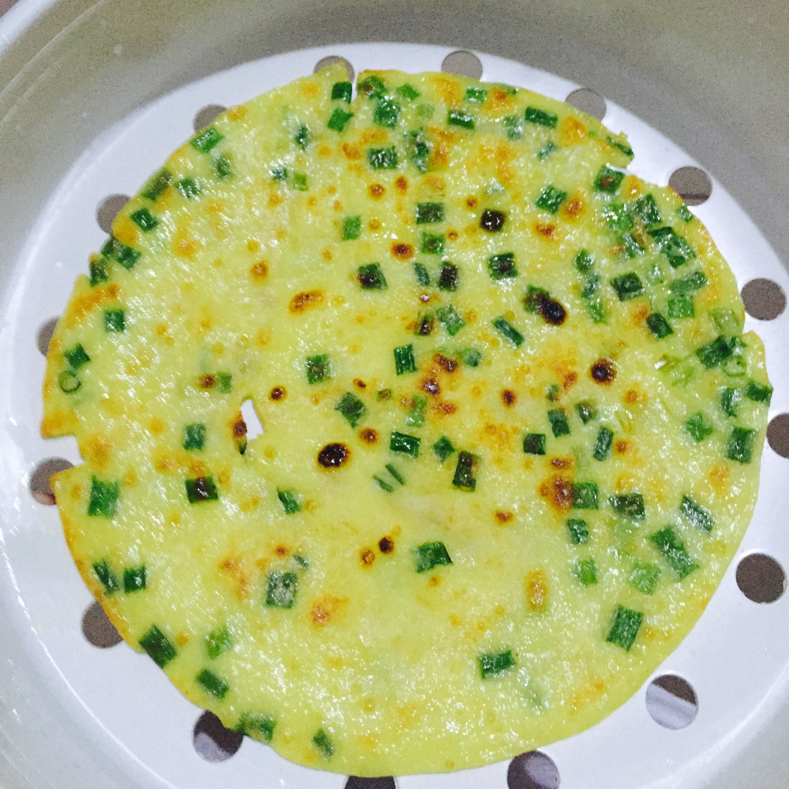 韭菜鸡蛋煎饼