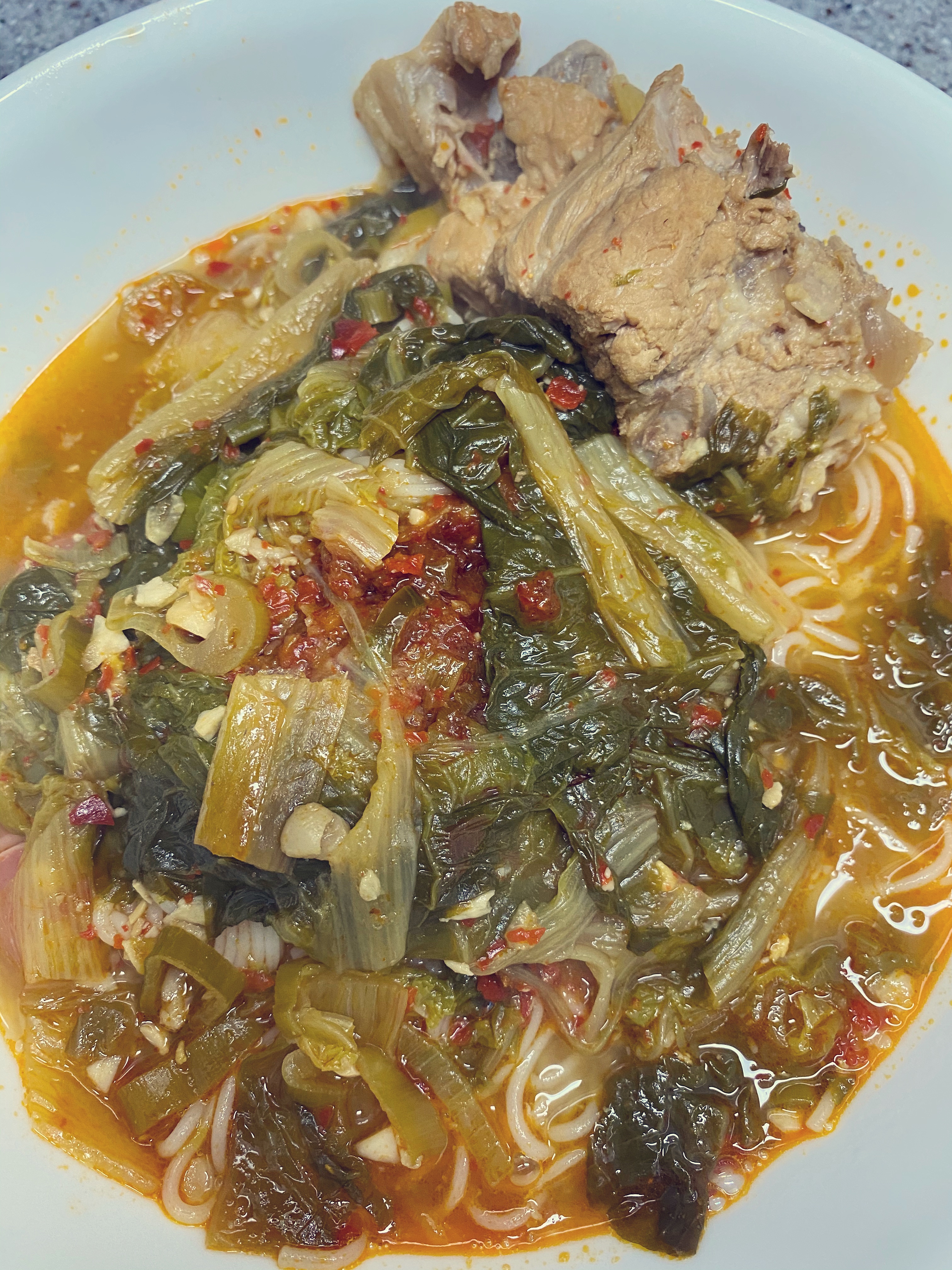韩式猪脊骨汤（家庭版）的做法