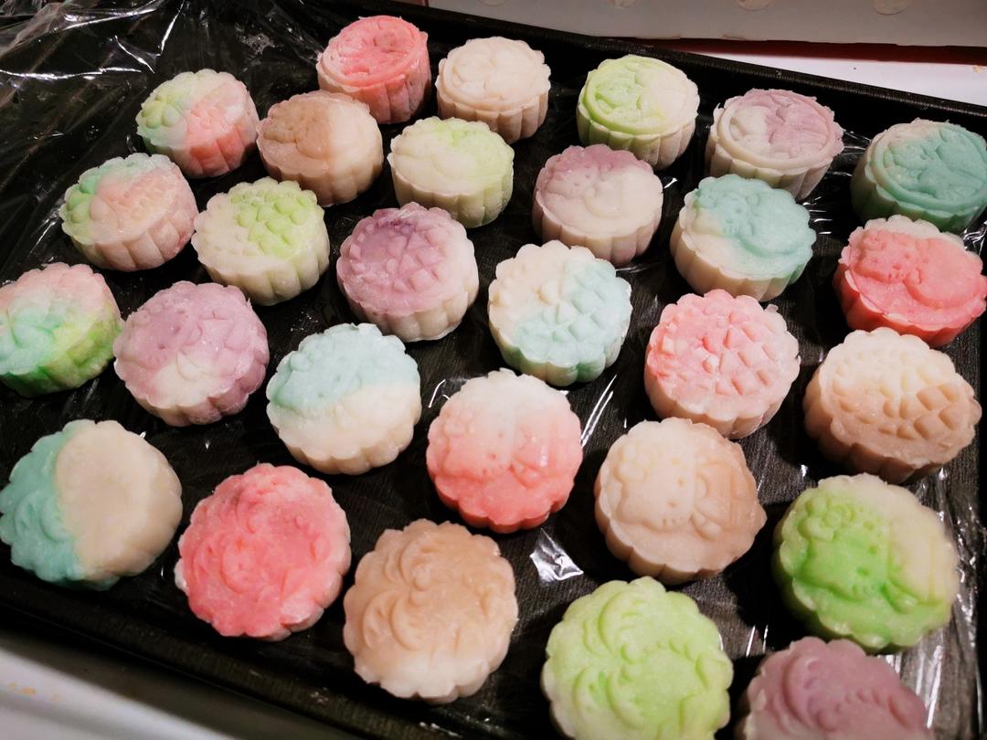 冰皮奶黄月饼(无需烤箱)