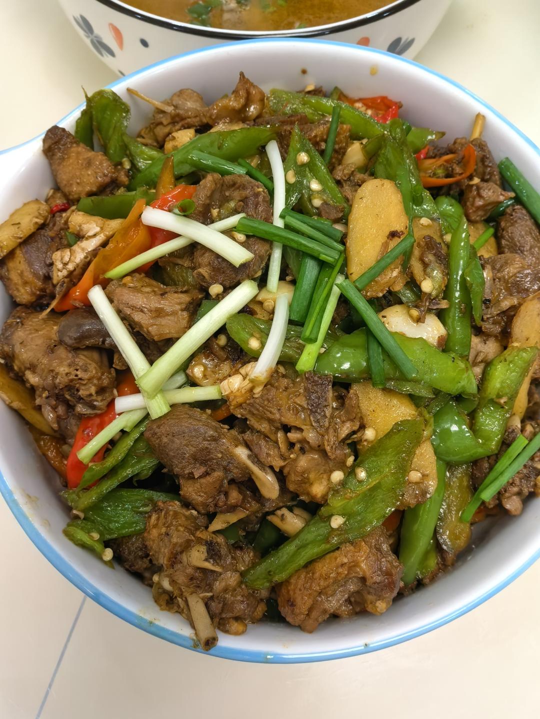 香辣爆炒鸭肉