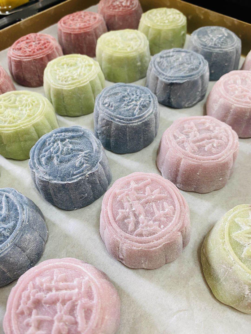 🥮高颜值｜冰皮月饼—6重口味，3天依然软糯Q弹｜快手简单美味｜无需烤箱