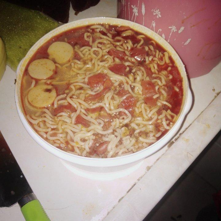 张云雷版煮泡面  好吃的西红柿煮方便面