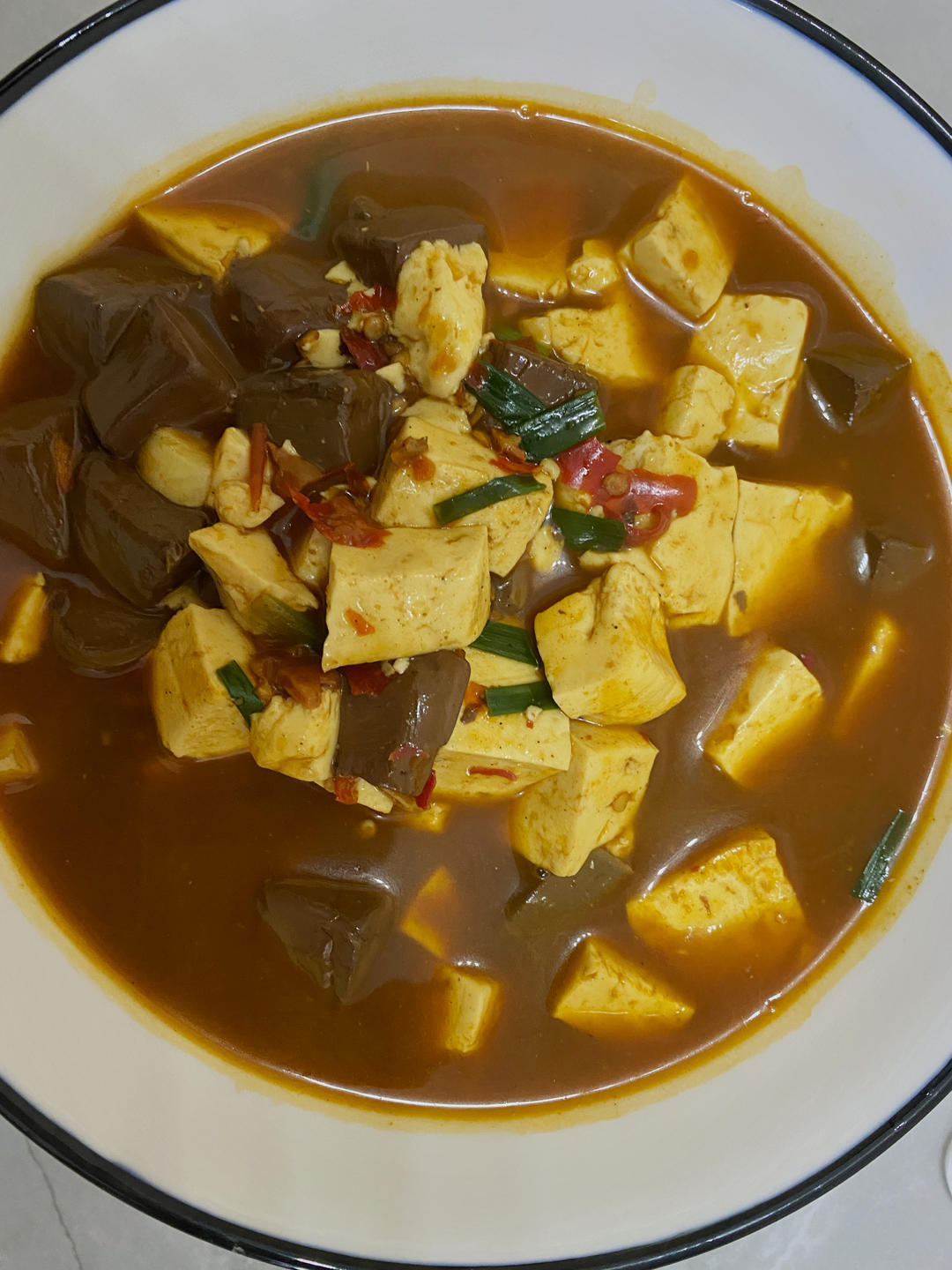鸭血豆腐