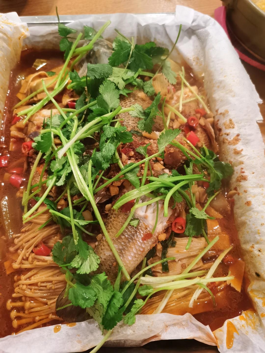 正味纸包鱼(川味纸上烤鱼)可开店版