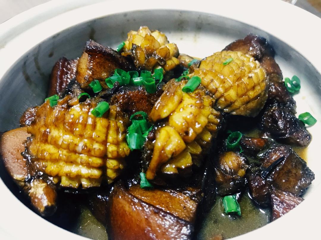 红烧鲍鱼五花肉