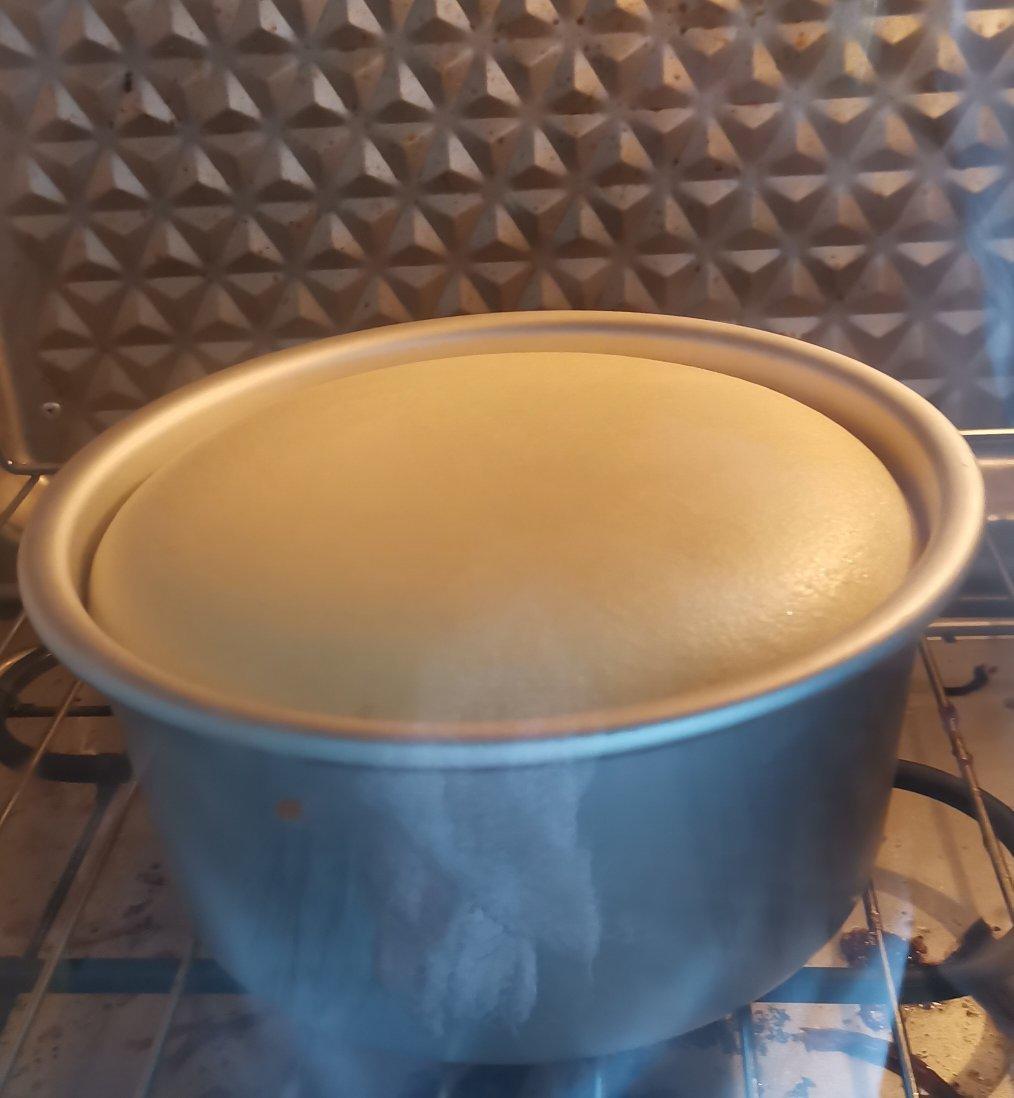 6寸基础版戚风蛋糕胚（附上我做的黄金果生日蛋糕）