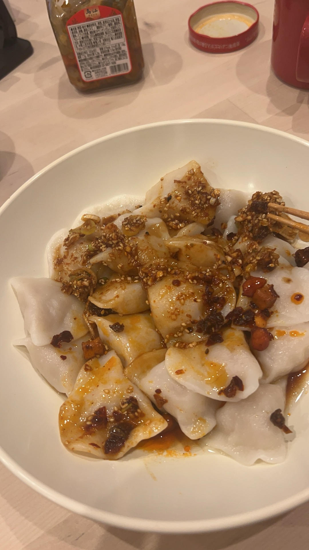 🔥五分钟搞定❗️酸辣开胃一吃就上瘾的酸汤水饺