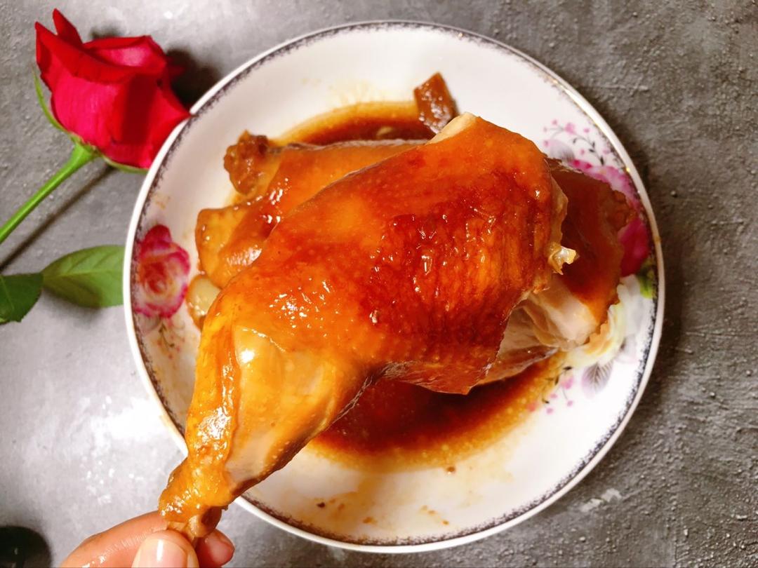 电饭煲手撕蜜汁烤鸡