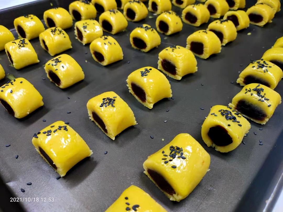 豆沙一口酥（超简单快手猪油版，不用打发）