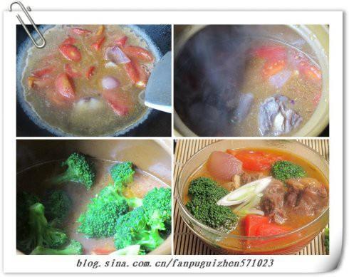 杂蔬牛尾汤的做法