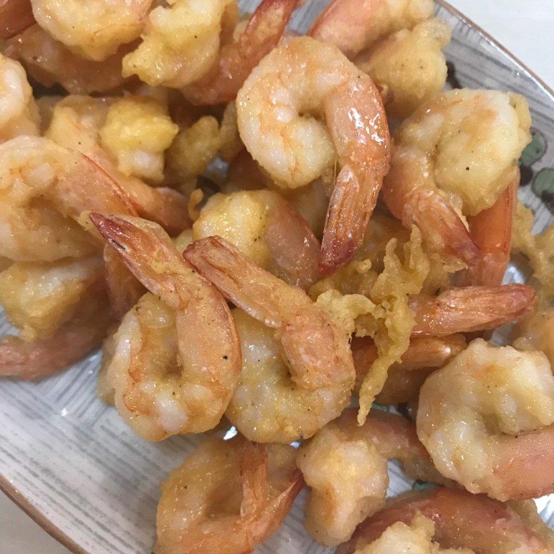 自己在家做炸虾球