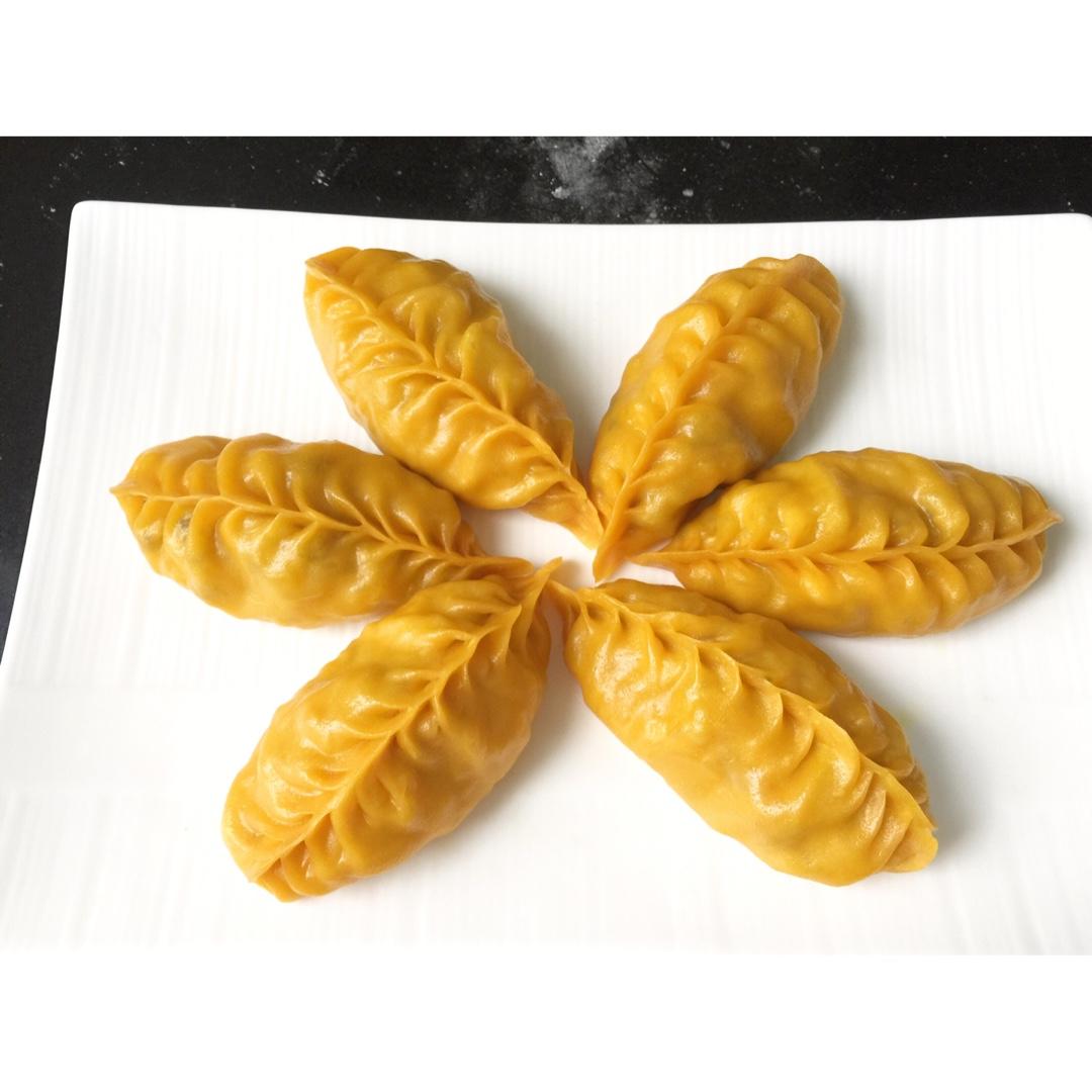 彩色柳叶饺子
