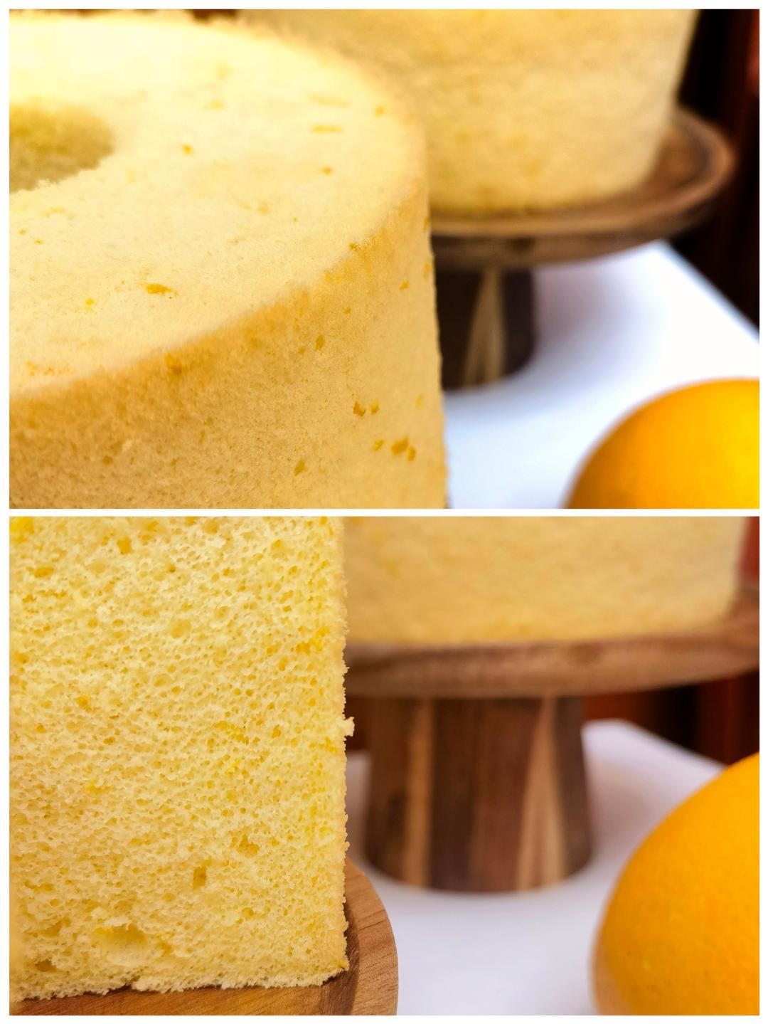 戚风系列4／🍊橙C戚风，低糖低油，清新简单易上手的做法