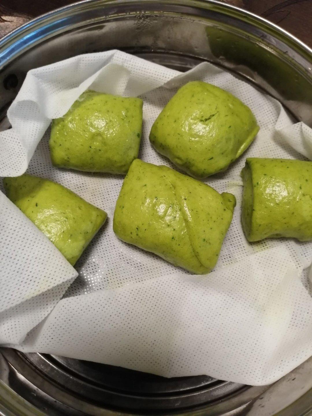 菠菜馒头