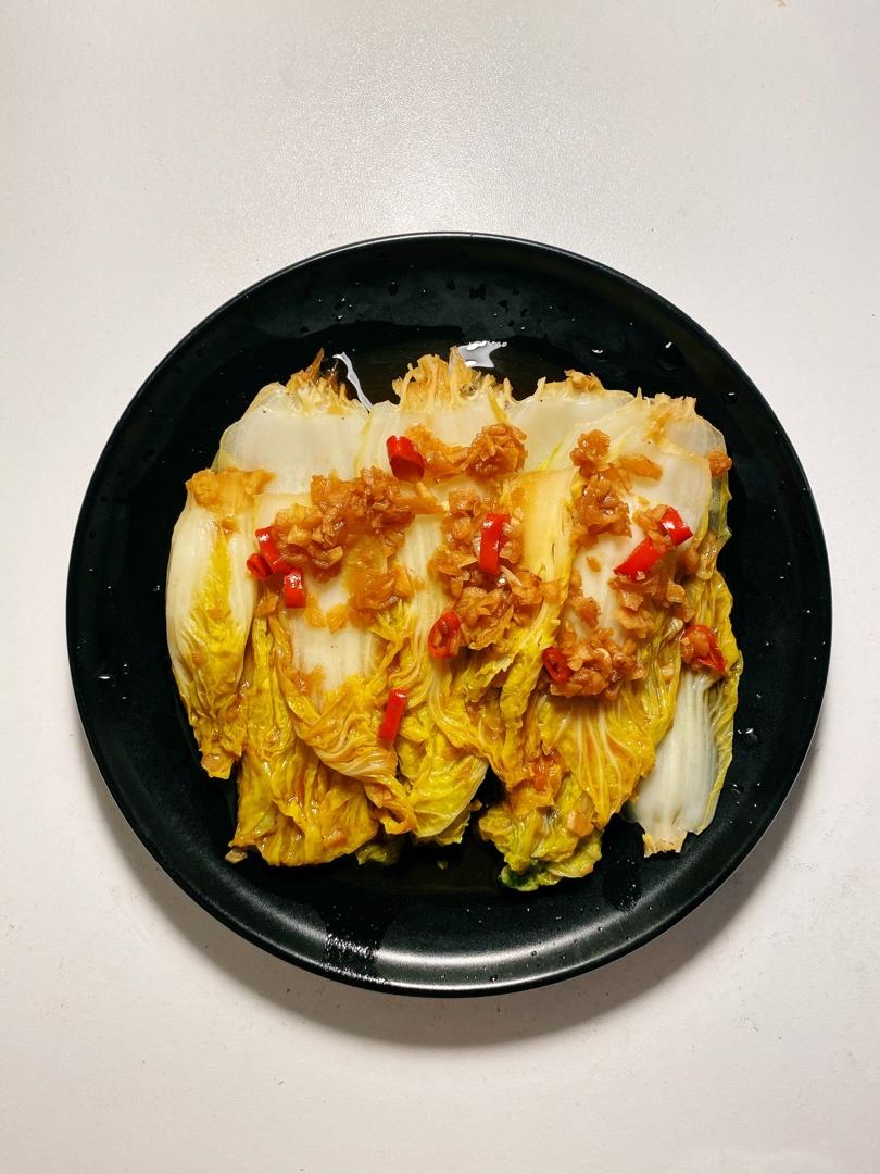 鲜嫩可口的蒜蓉大白菜