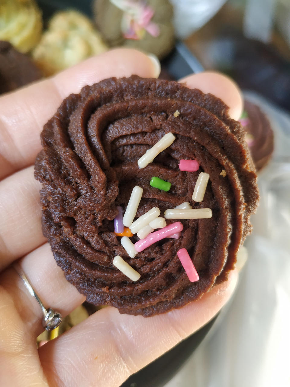 零失败花纹超级立体的黄油曲奇