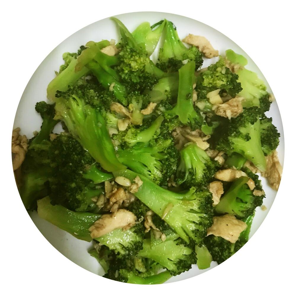 西兰花炒鸡胸肉