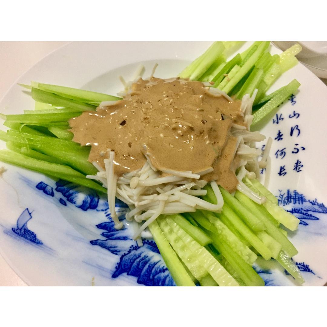 麻酱金针菇