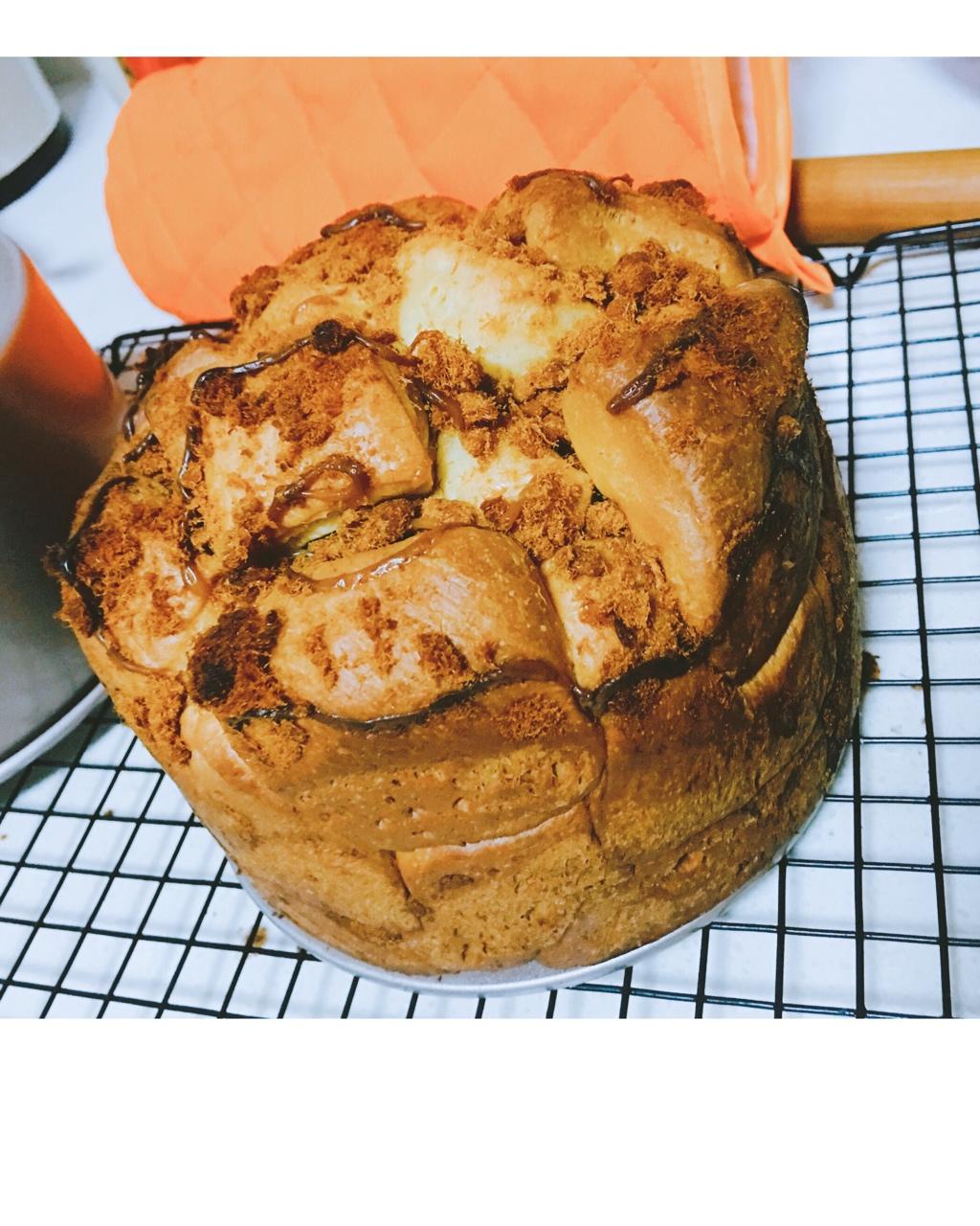 肉松手撕面包—超软会爆浆的面包哟