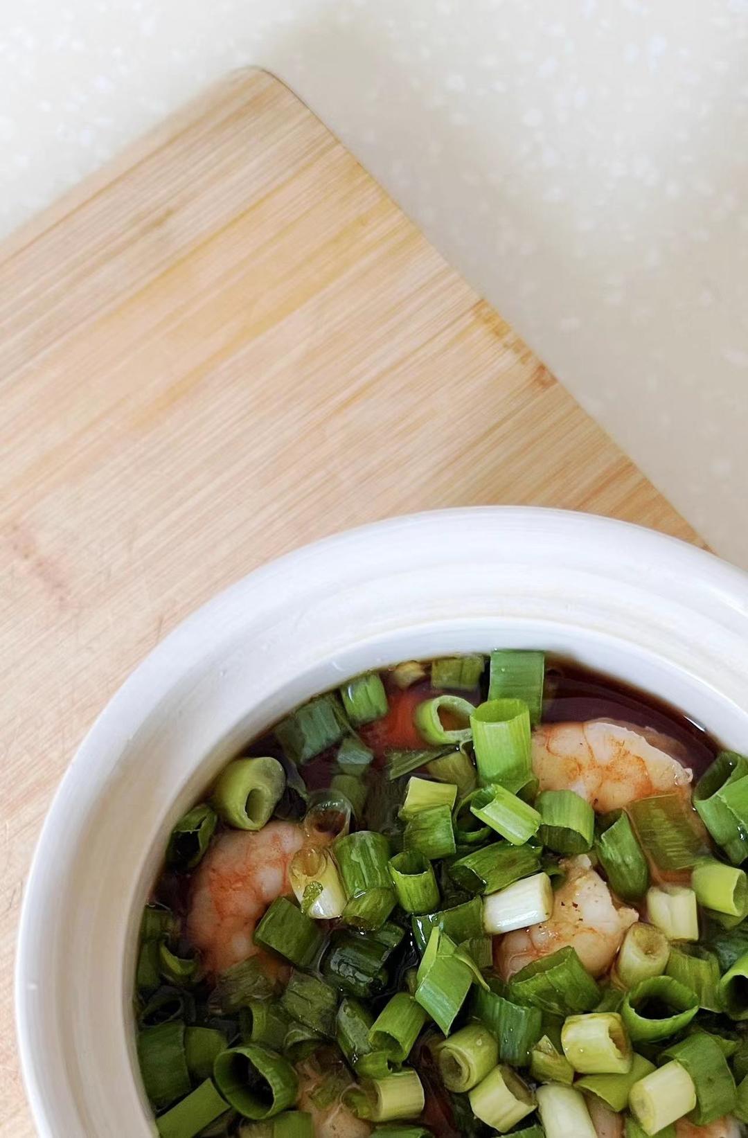 虾仁豆腐蒸水蛋