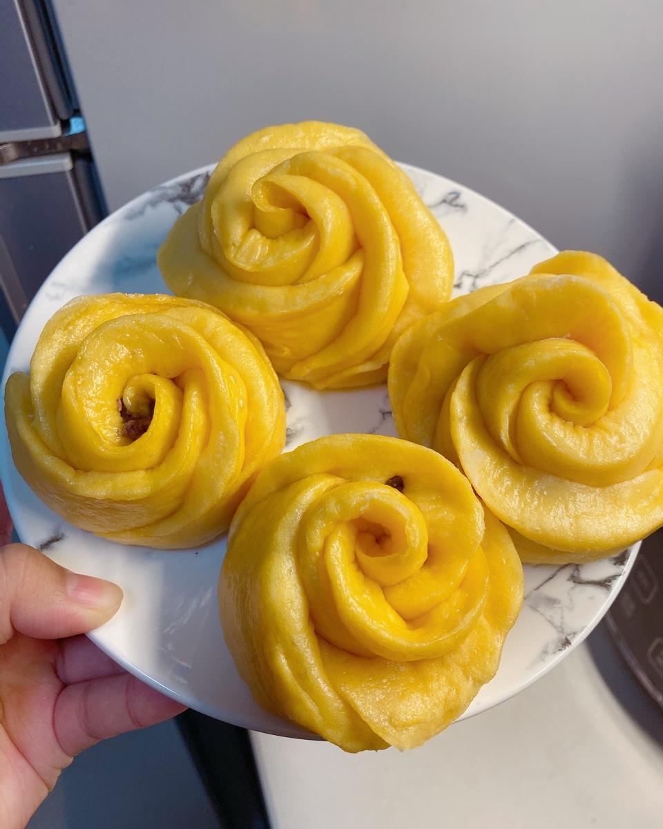 玫瑰花馒头