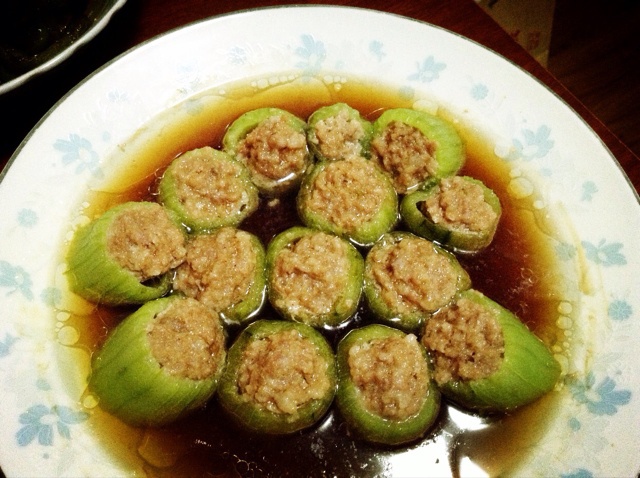 蒜蓉蒸丝瓜