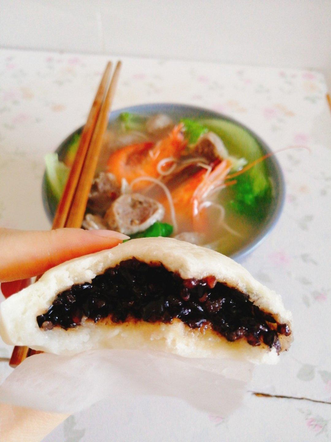 紫米面包