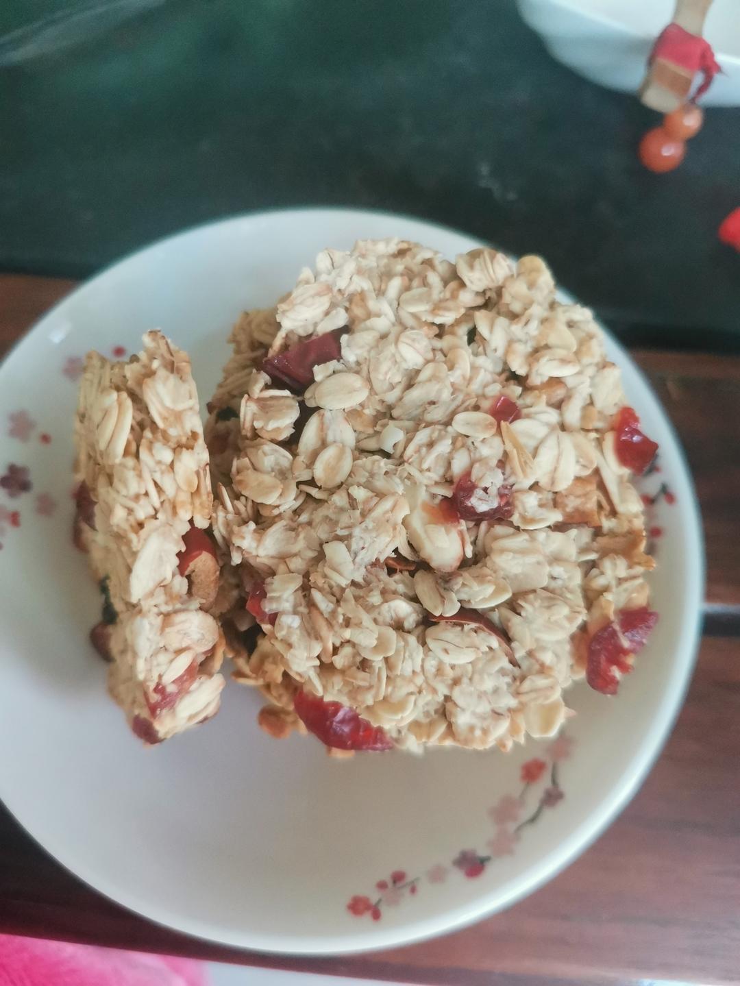 无糖低油减脂燕麦饼干