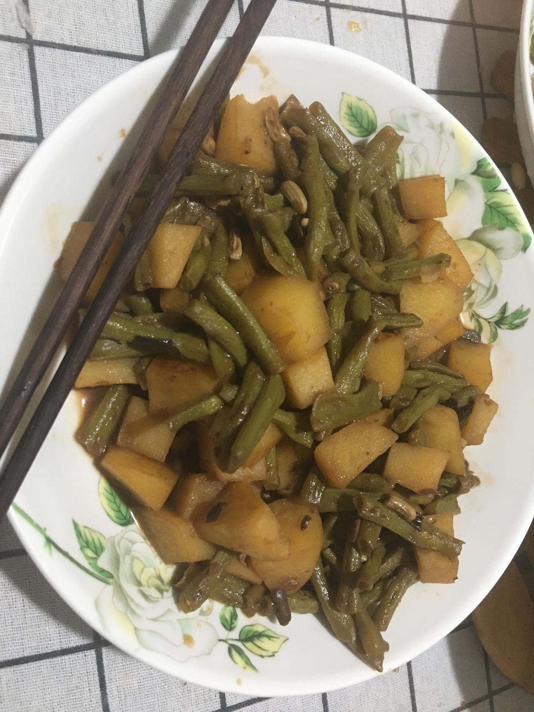 土豆炖豆角