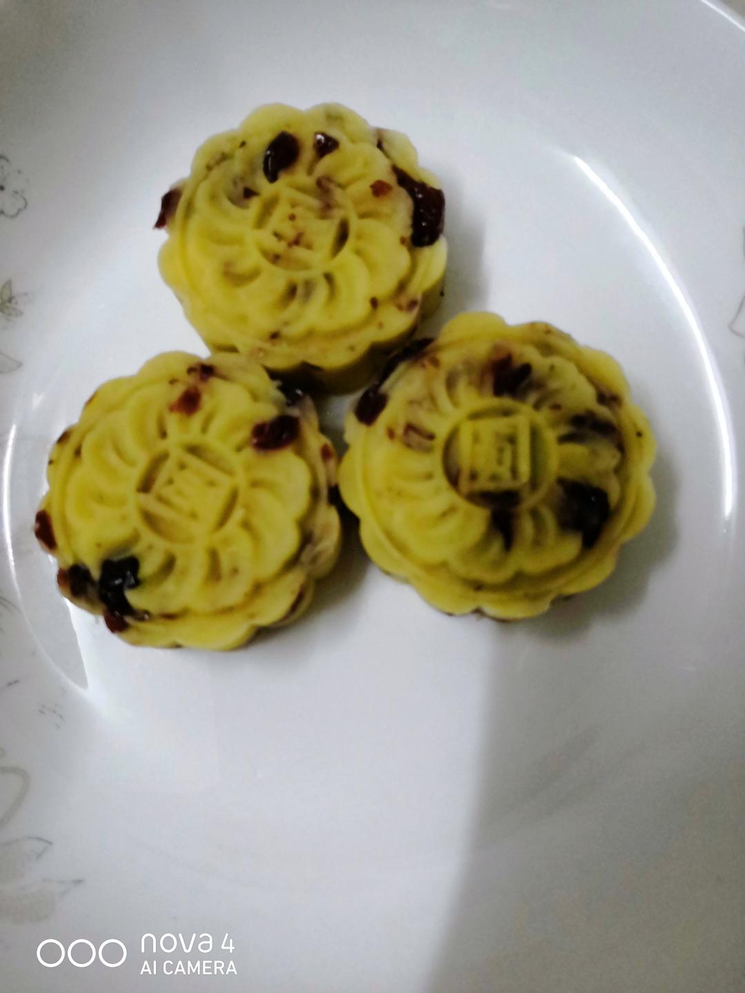蔓越莓绿豆糕