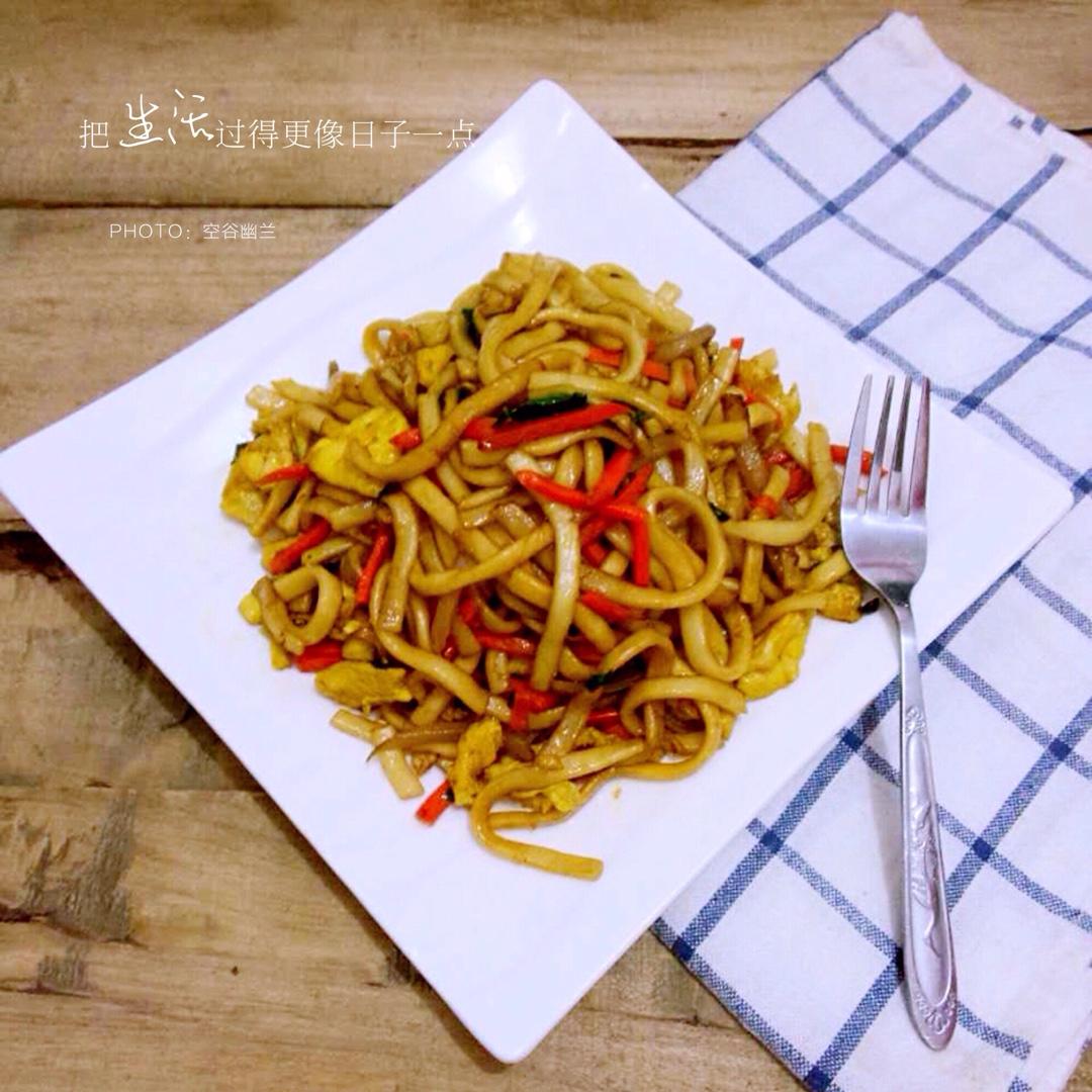 鲜蔬鸡蛋炒土豆粉