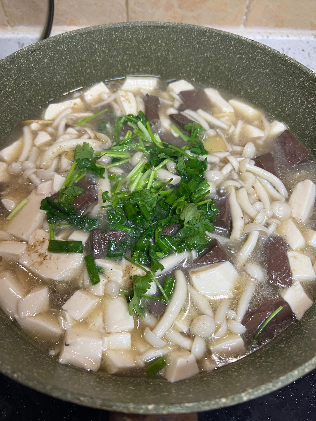 鸭血豆腐汤
